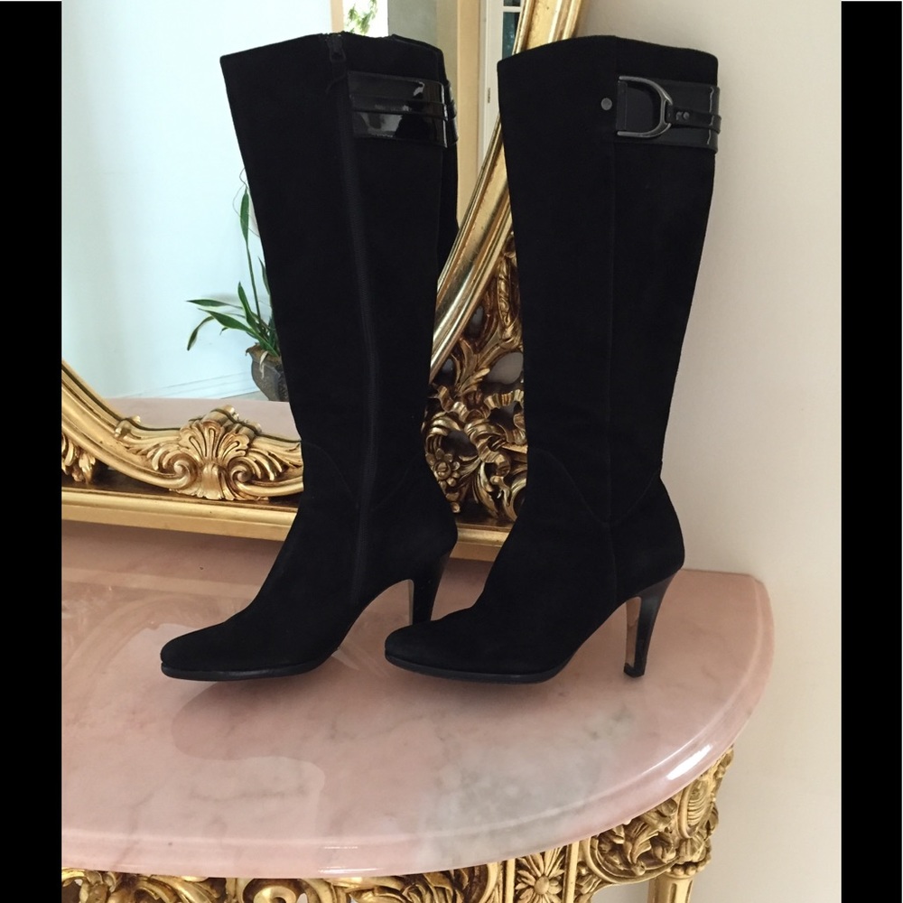 Cole Haan Suede Tall Boots - Picture 1 of 8